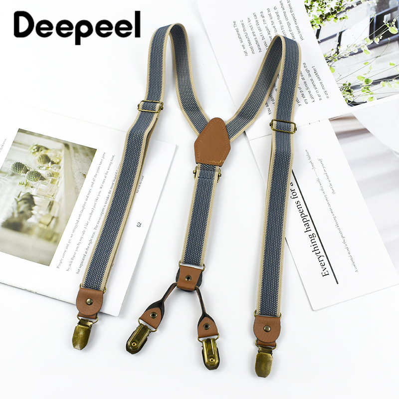Men'S Accessories Types - 1Pc Deepeel 2/2.5*120cm Retro Mens Suspenders
