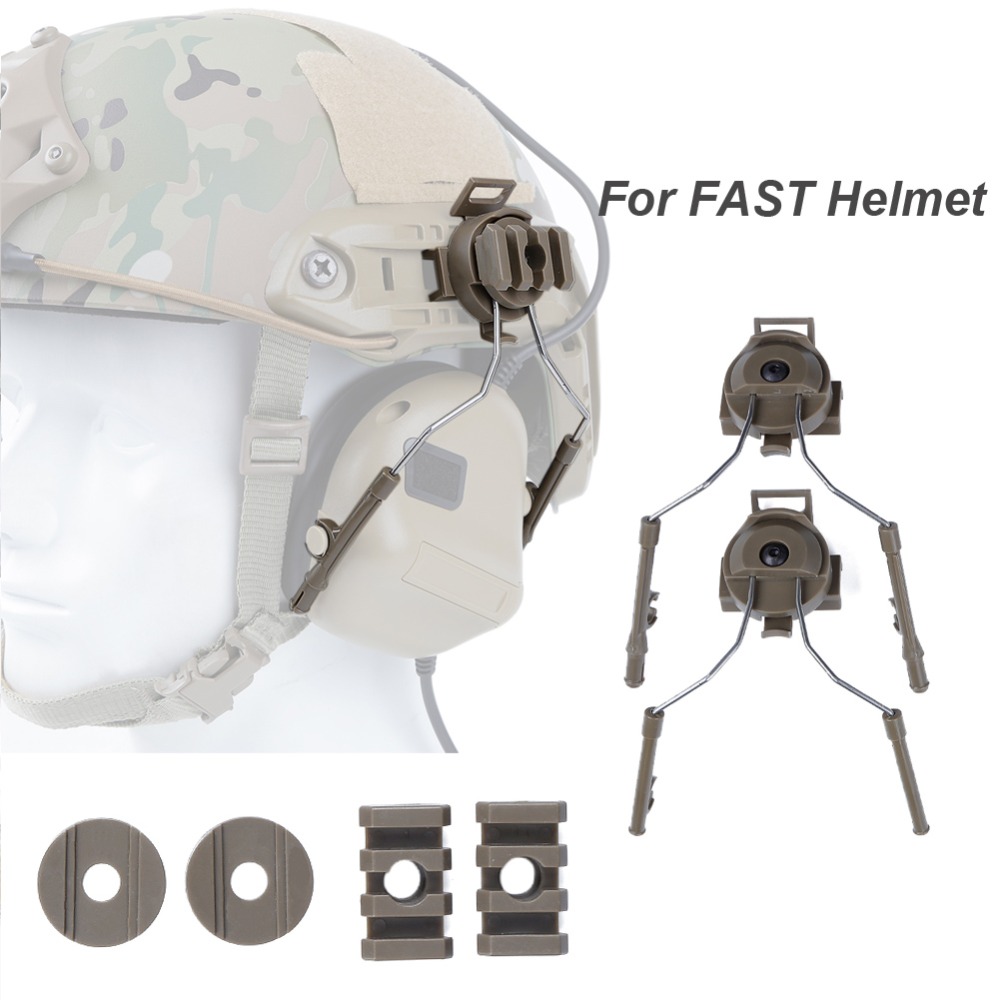 Men'S Accessories Types - Tactical Helmet Rail Adapter Set Comtac