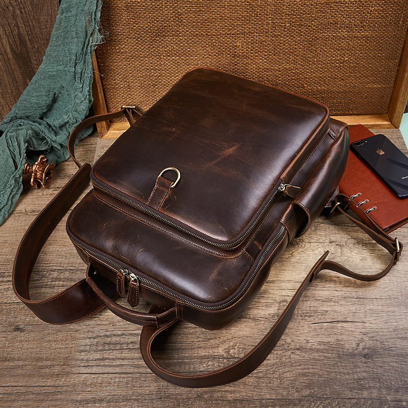 Men's Top Grain Waxed Leather  - Men'S Accessories Backpack review and price