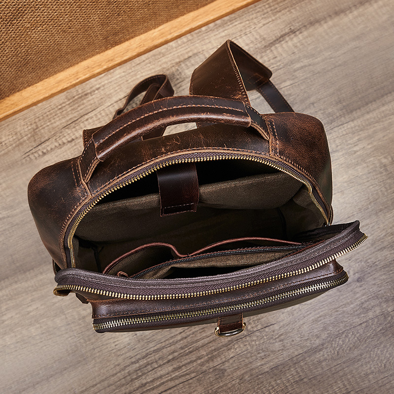 Men's Top Grain Waxed Leather  - Men'S Accessories Backpack review and price