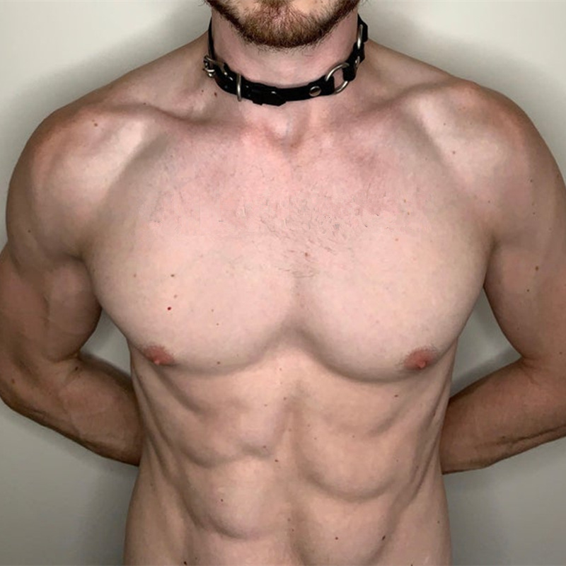 Fetish Man Harness Chain Colla - Men Accessories Neck Chain review and price