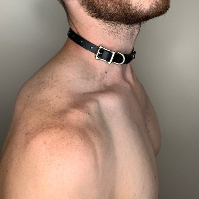 Fetish Man Harness Chain Colla - Men Accessories Neck Chain review and price