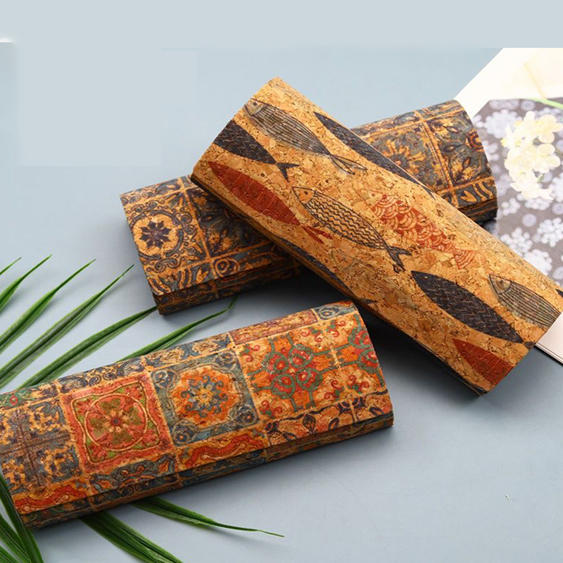 Natural Cork Glasses Case Hard - Men Accessories To Look Good review and price