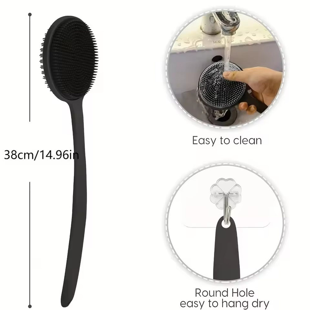 1pc Silicone Back Scrubber Bru - Men'S Accessories Types review and price