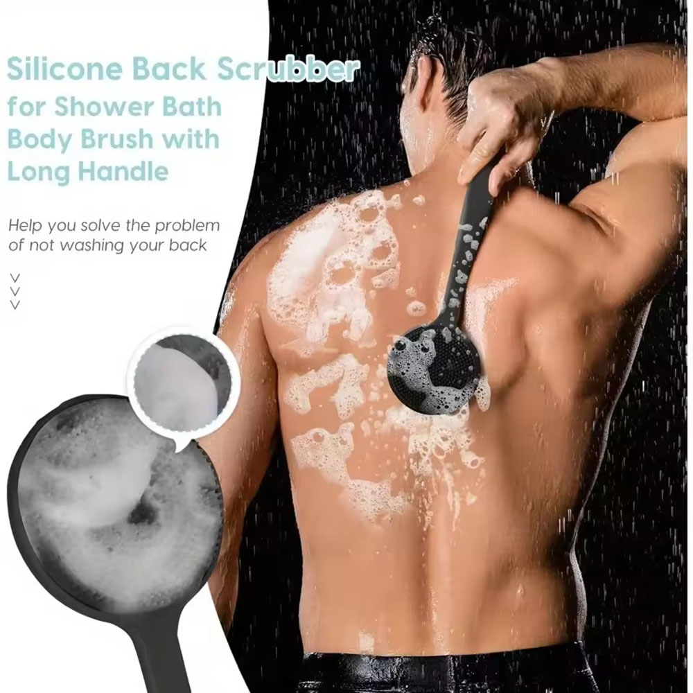 1pc Silicone Back Scrubber Bru - Men'S Accessories Types review and price