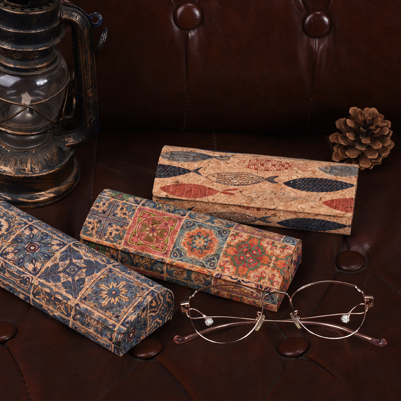 Natural Cork Glasses Case Hard - Men Accessories To Look Good review and price