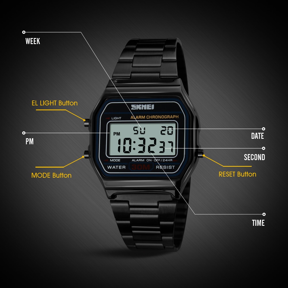Skmei Top Brand  Sport Digital - Men'S Accessories Luxury Brands review and price