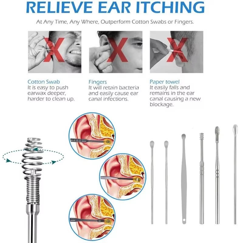6Pcs Ear Wax Pickers Earwax Re - Men'S Accessories Types review and price