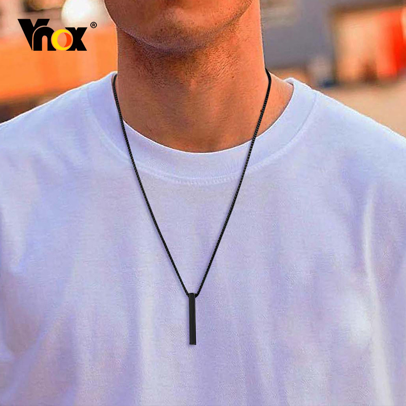 Vnox 5mm Pillar Necklace for M - Men Accessories Neck Chain review and price