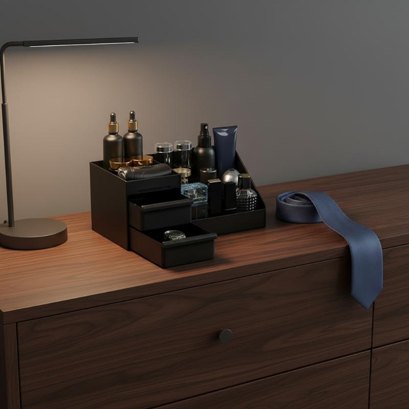 3-in-1 Men’s Perfume Organizer - Men Accessories Drawer review and price