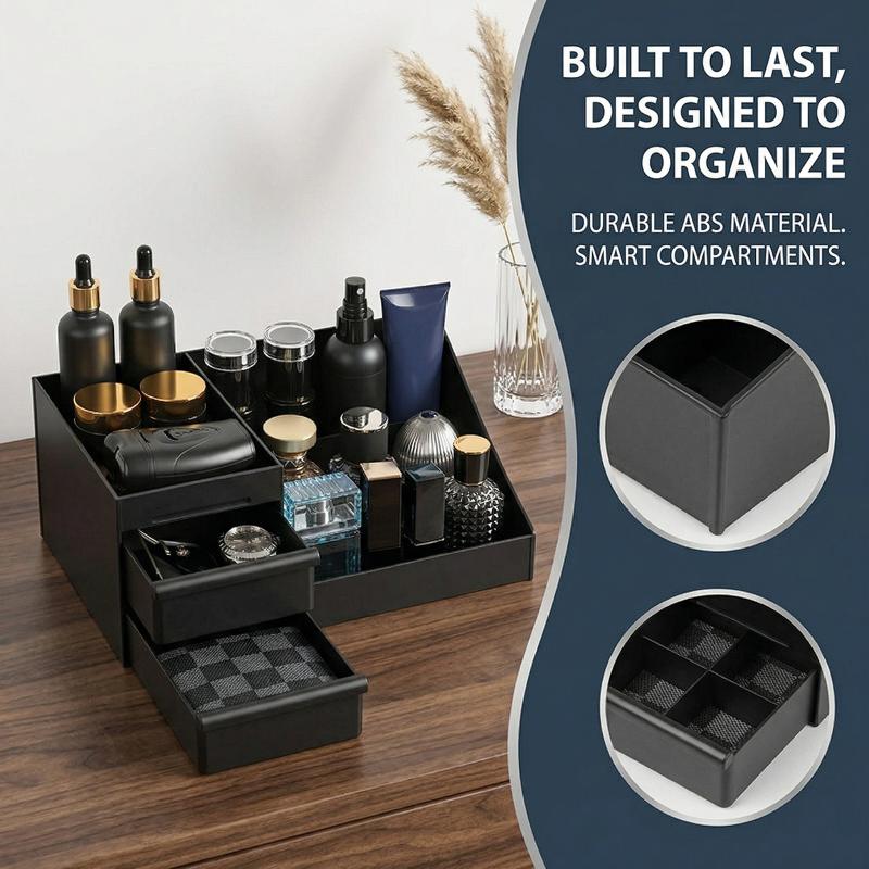 3-in-1 Men’s Perfume Organizer - Men Accessories Drawer review and price