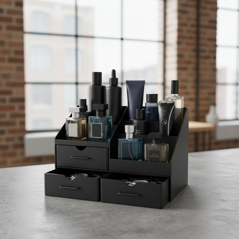 3-in-1 Men’s Perfume Organizer - Men Accessories Drawer review and price